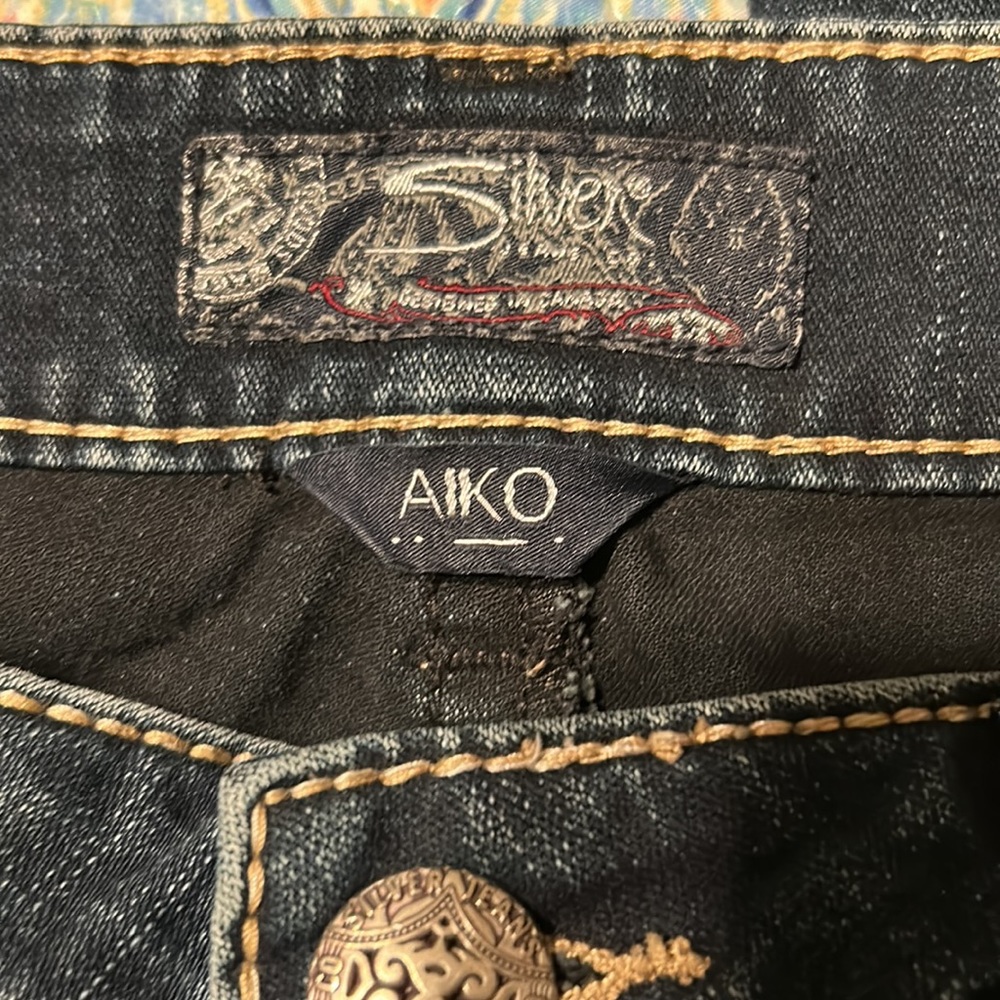 Pre-loved Silver Aiko Mid boot cut jeans size W32/L33 - Picture 4 of 7
